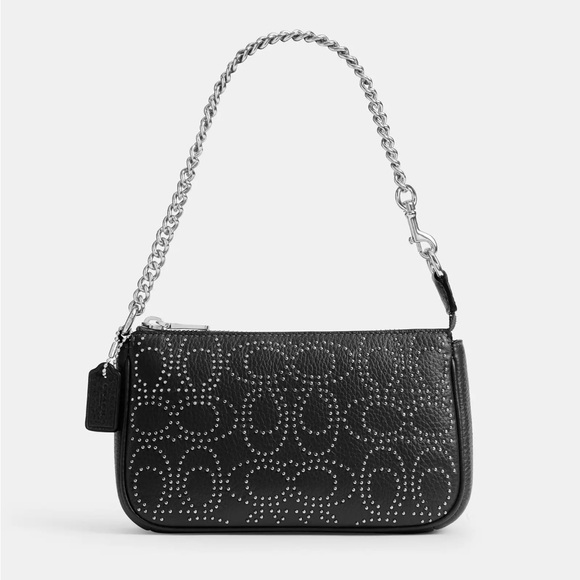 Coach Nolita 19 With Signature Rivets Black🌸 - Picture 1 of 4